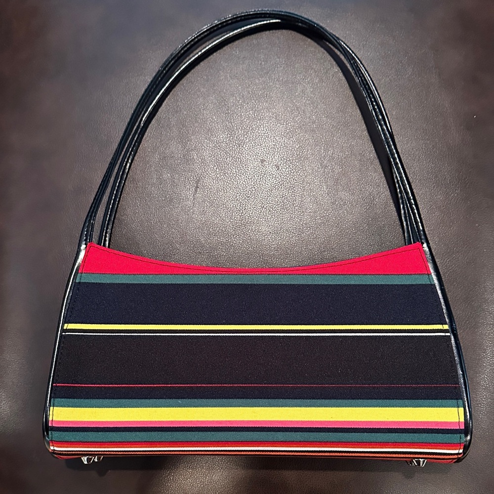 Stylish Multicolor Striped Women's Bag